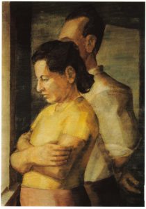 1943 Double Portrait of the Artist's Parents Oil on masonite 25 x 18