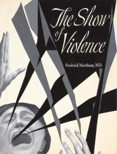 1949 The Show of Violence (Study for Book Jacket) poster ink 21 x 16