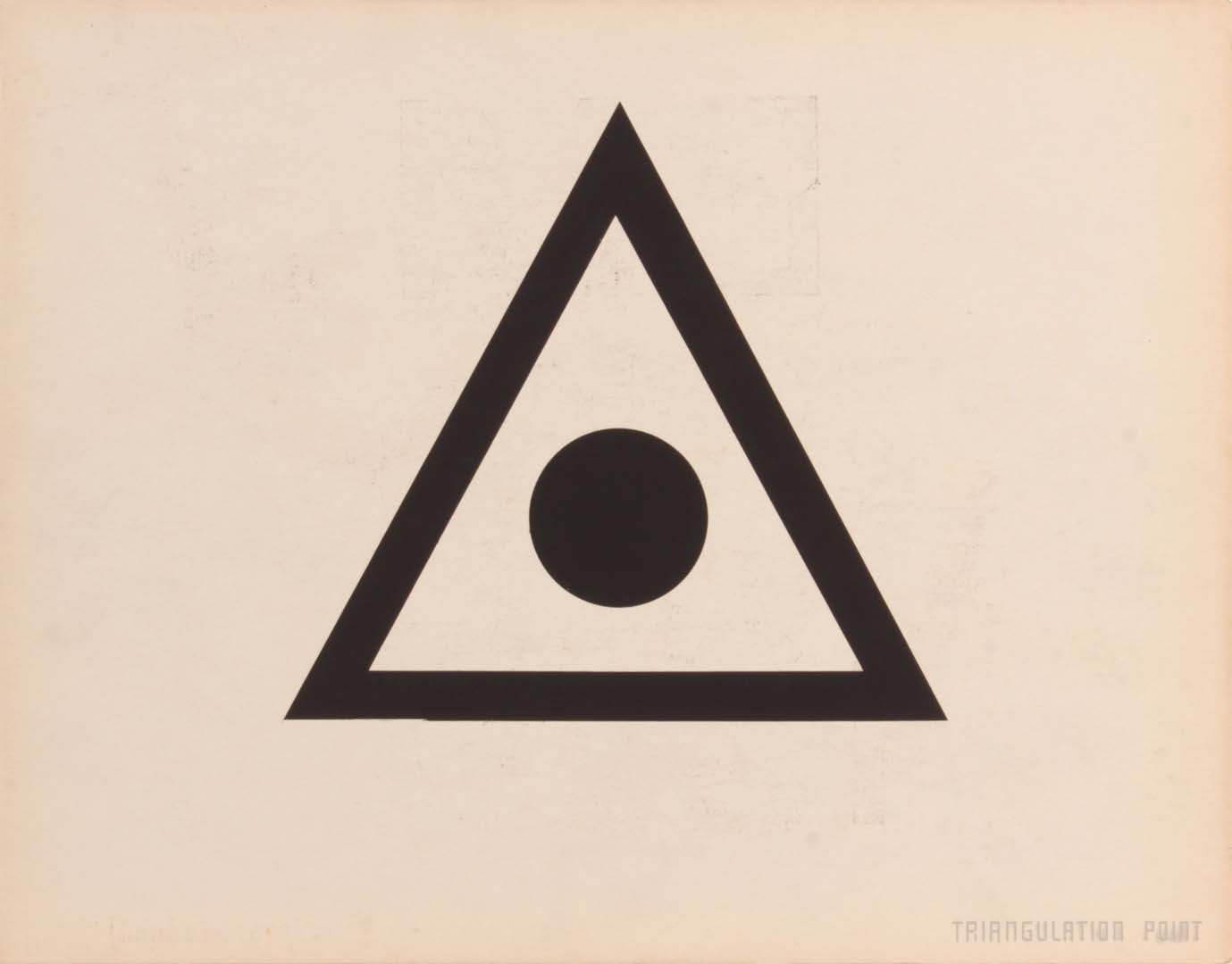 1944 Triangular Point (Back) Silkscreen 11 x 14
