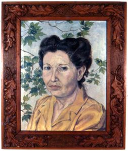 1946 Portrait of Artist's Mother oil 17 x 13