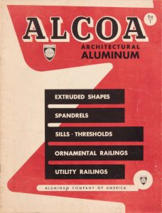 1949 Alcoa Architectural Aluminum Advertisement 11 x 8.5