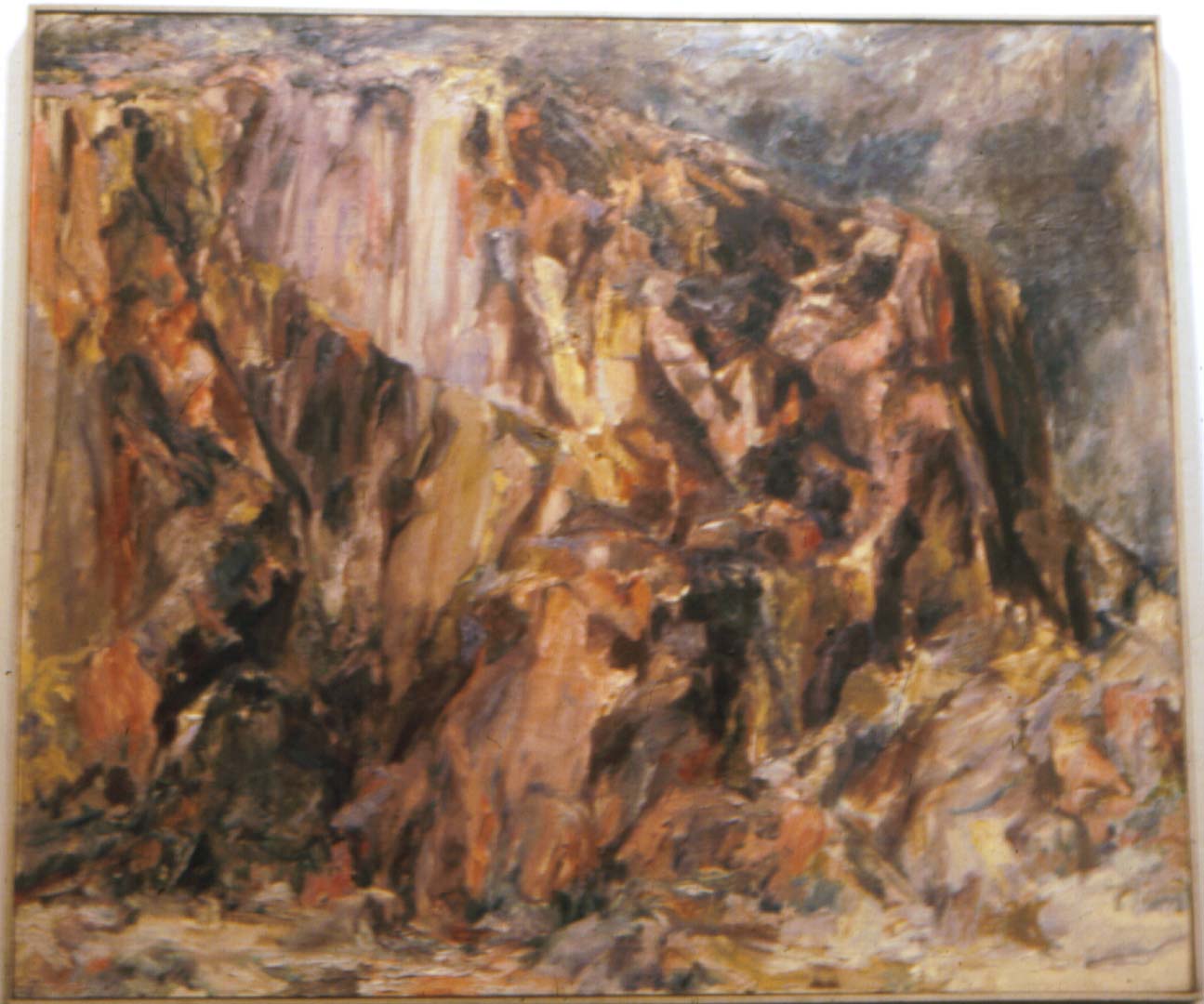 1956 Butte Landscape Oil on Canvas 36 x 44