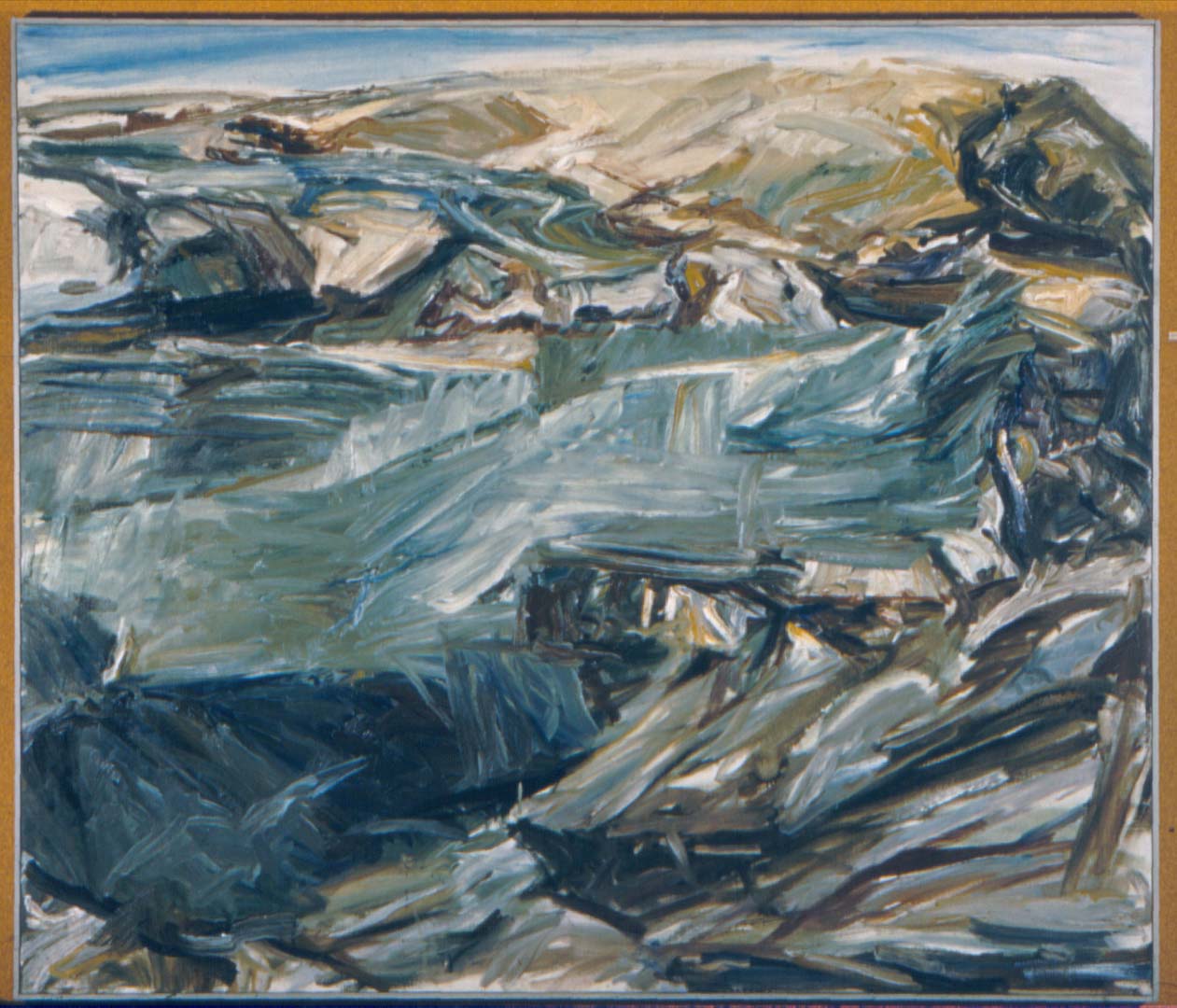 1955 Landscape at Dawn Oil on Canvas 44 x 52