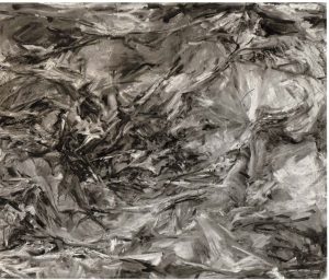 1955 Misty Valley Oil on Canvas 34.5 x 40.5