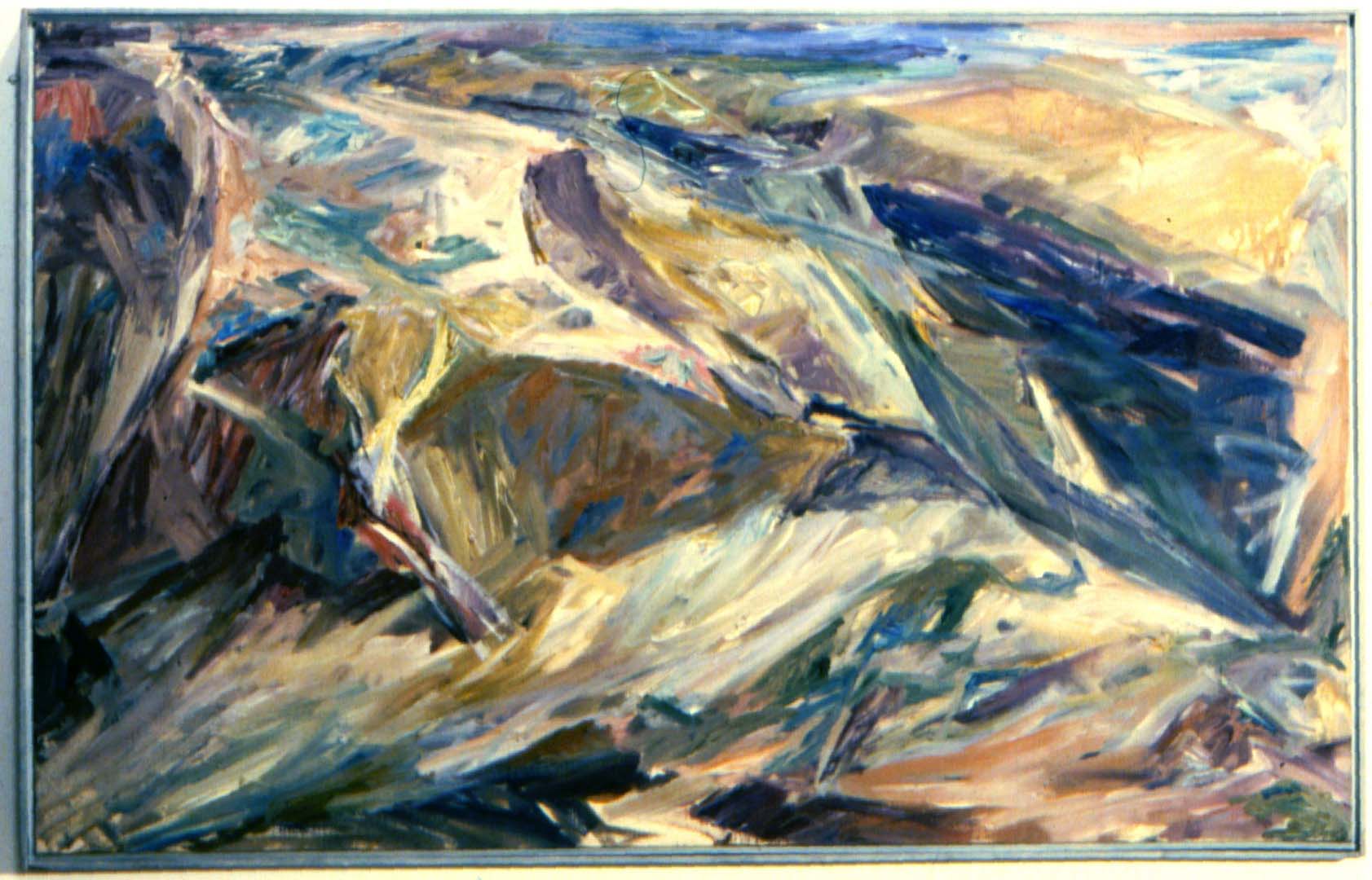 1955 Rocks and Sea Oil on Canvas