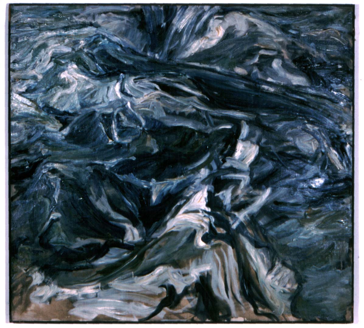 1956 Waves Oil on Canvas 44 x 48