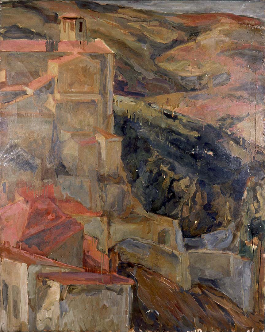 1958 Umbria Oil on Canvas 48.5 x 39