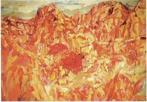 1960 Positano #2 Oil on Canvas 67 x 96