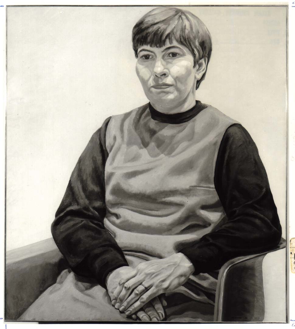 1966 Portrait of J.F. Oil on canvas 44 x 36