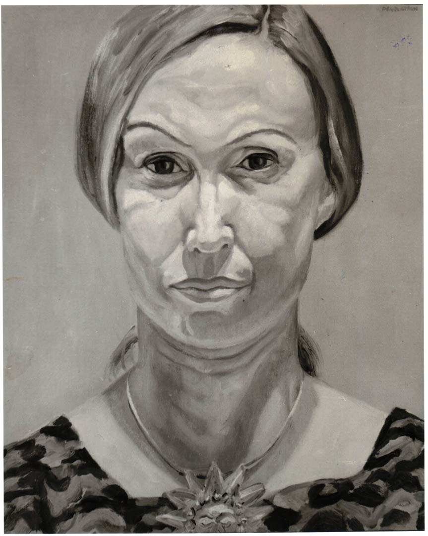 1966 Portrait of Rhea Sanders Rabinovich Oil on canvas 22 x 18