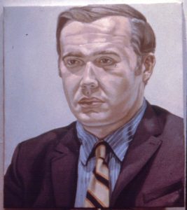 1969 Portrait of Kurt Gitter Oil 29.5 x 25.5