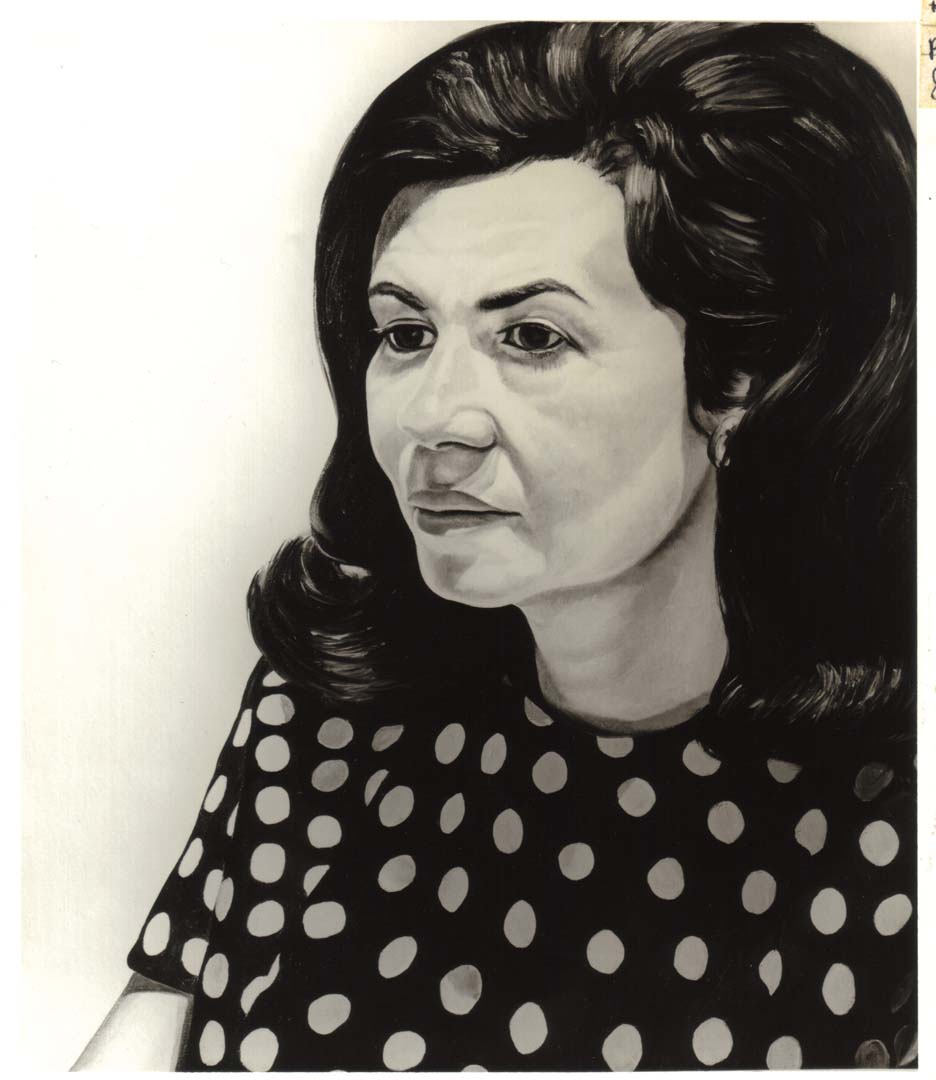 1970 Portrait of Donna Schneier Oil on canvas 30 x 26