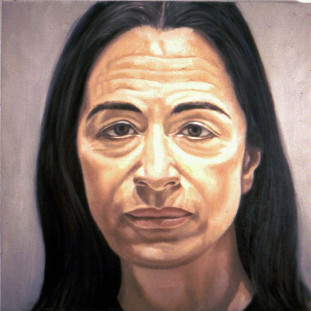1974 Portrait of Ada Katz Oil 16 x 16