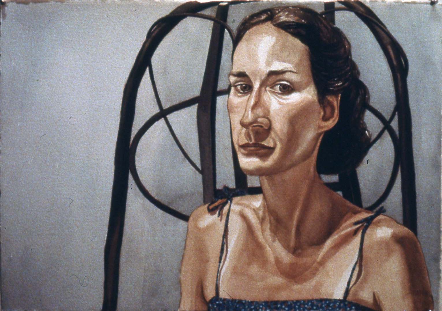 1980 Portrait of Katherine Sokolnikoff Watercolor Dimensions Unknown
