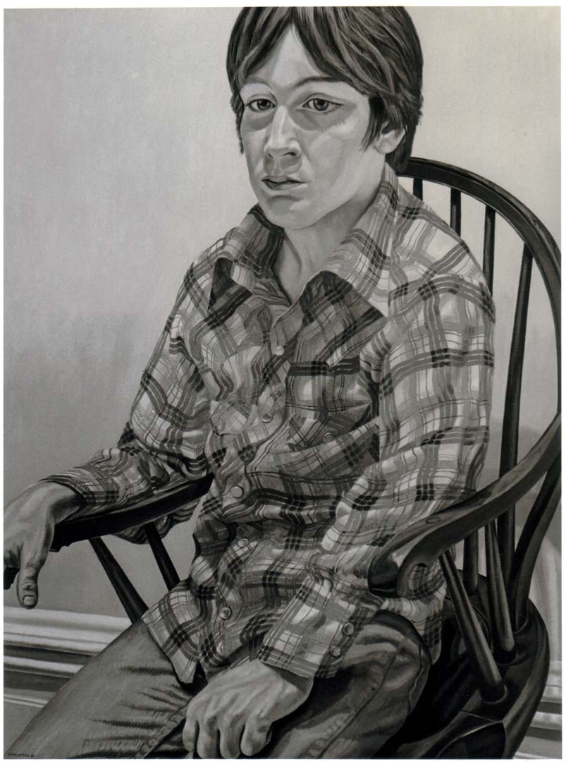 1981 Portrait of Steven Melzer Oil on canvas 40 x 24