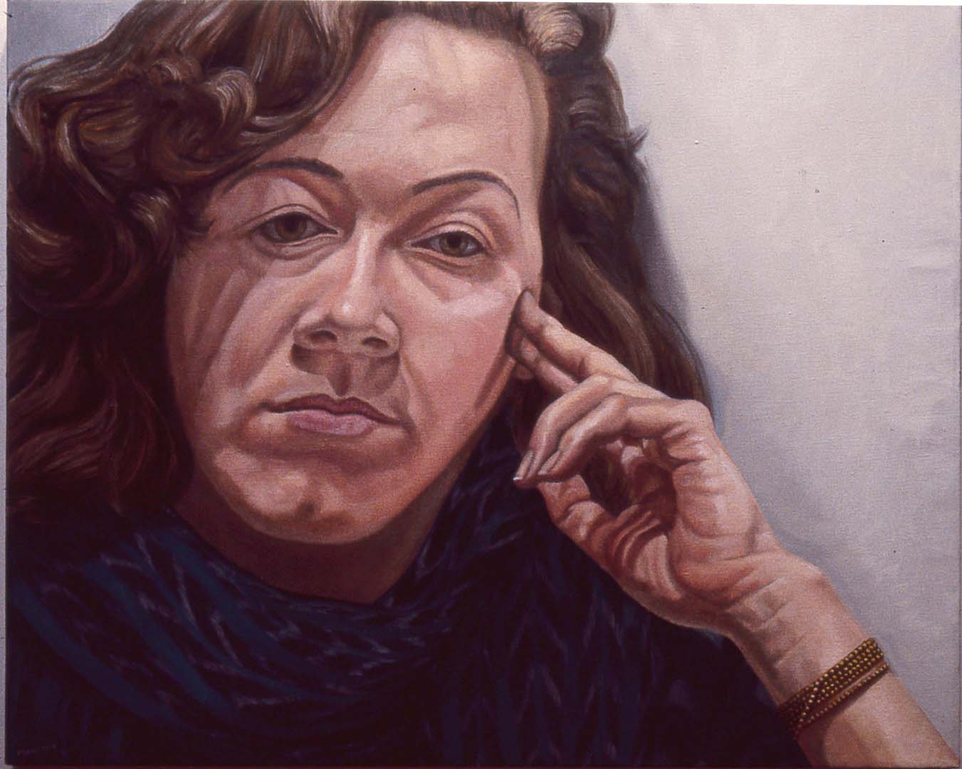 1984 Portrait of Jamie Lustberg Oil 24 x 30