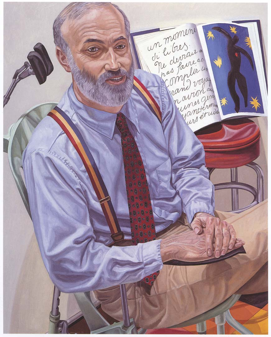 1988 Portrait of Dr. Lewis Dubroff Oil on canvas 60 x 48