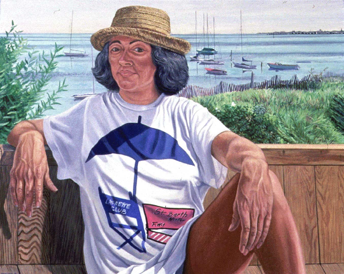 1988 Portrait of Lucy Suarez Oil 48 x 60