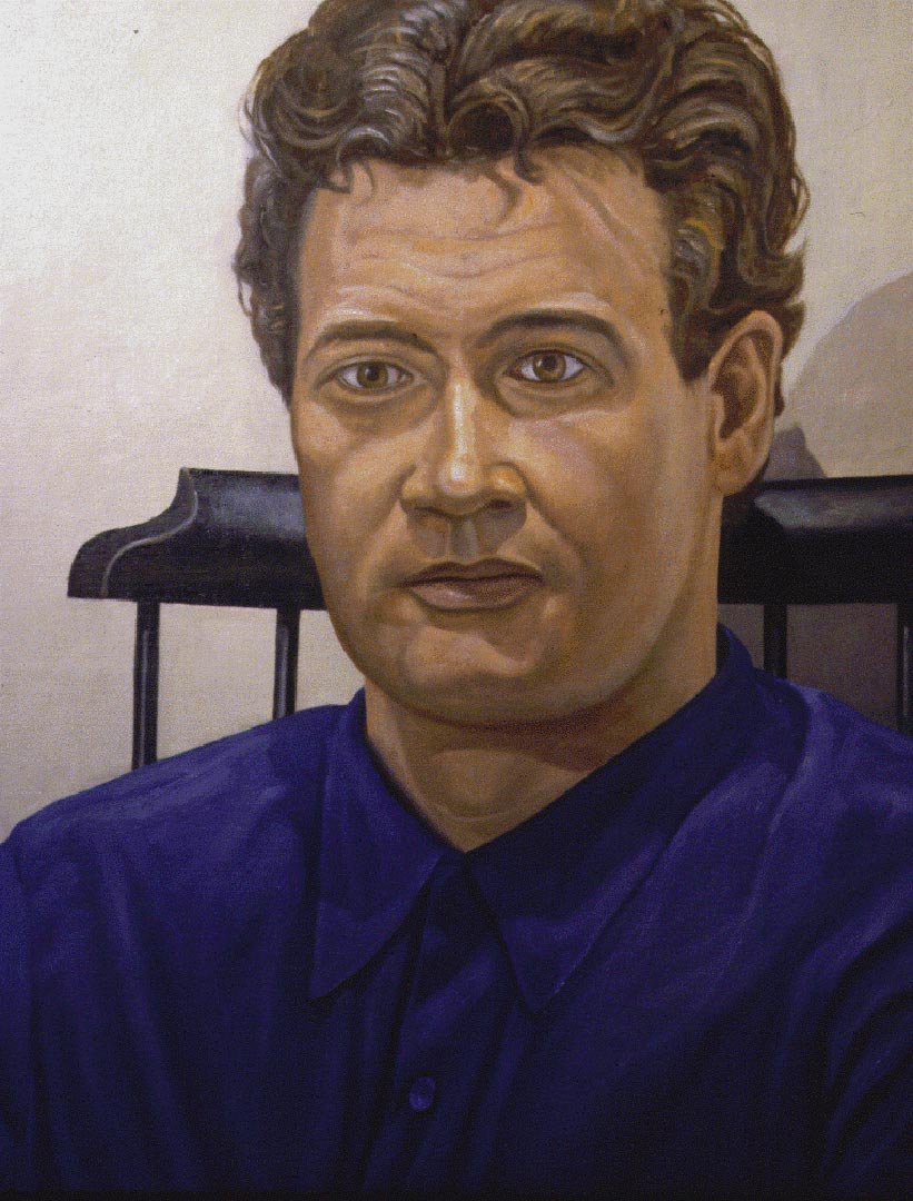 1995 Portrait of John Cheim Oil 30 x 24