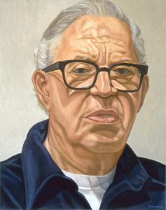 1998 Portrait of Morris Dorsky Oil 30 x 24