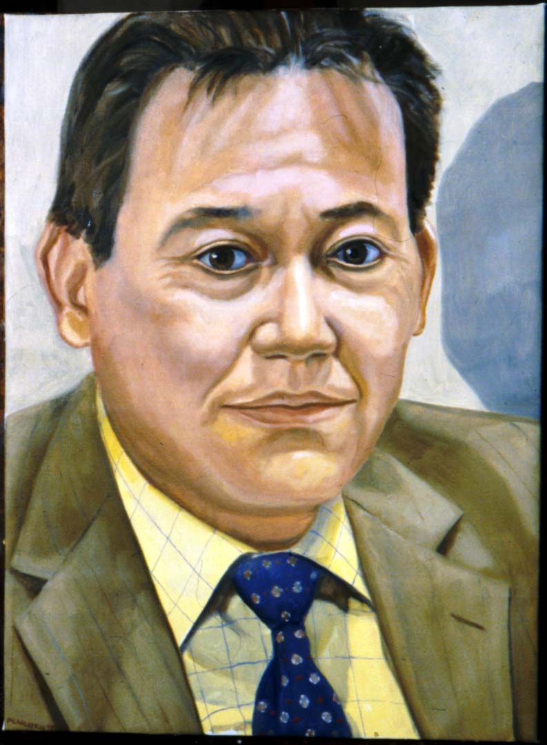 2003 Portrait of Carlos Picon Oil on canvas Dimensions Unknown