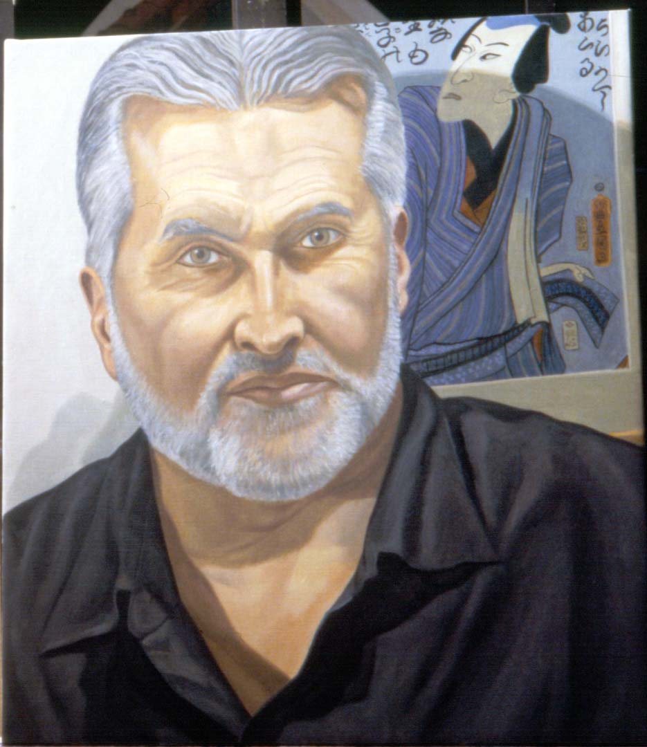 2003 Portrait of J.D. McClatchy Oil on canvas 2003