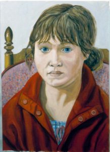 2003 Portrait of Sophia Rose Pearlstein Oil on Canvas Dimensions Unknown
