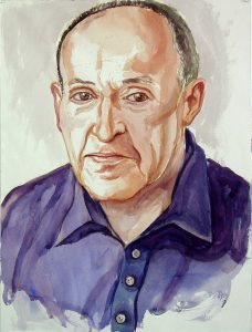 2005 Portrait of Joe Margolis Watercolor on paper Dimensions Unknown