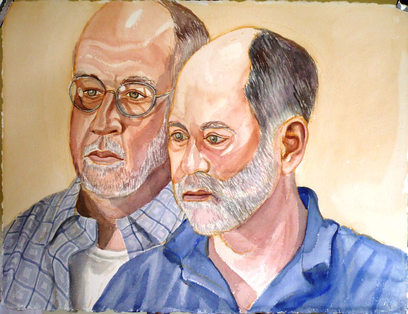 2008 Patrick Coony & Karl Bachberg Watercolor 23 x 30