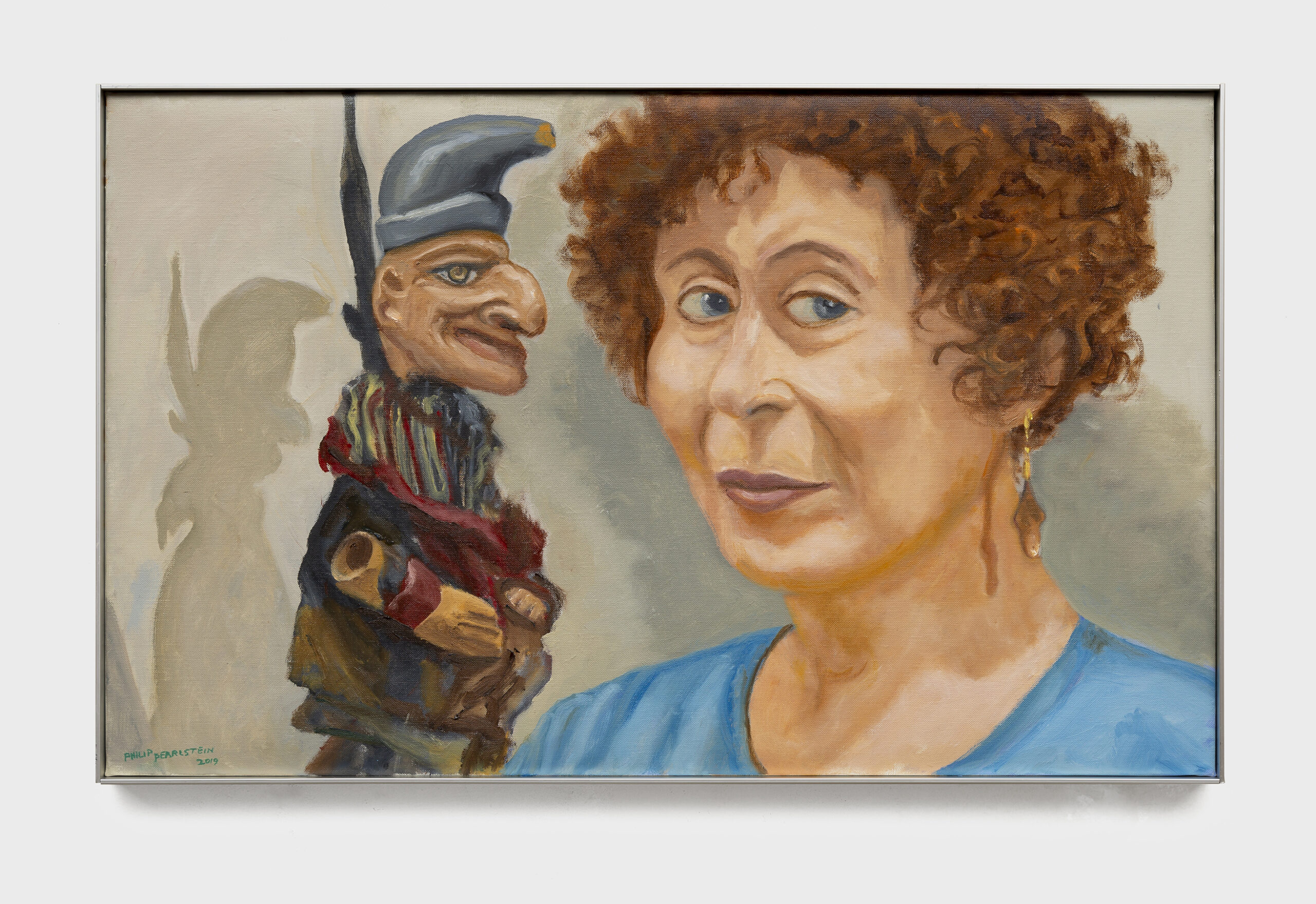 2019 Portrait of Julia Pearlstein and Friend Oil on Canvas 18 x 24