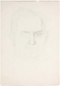 David Pearlstein (Portrait) Pencil 17.875 x 11.875